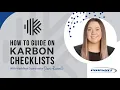 Pursuit Advisers Karbon Checklist Guide