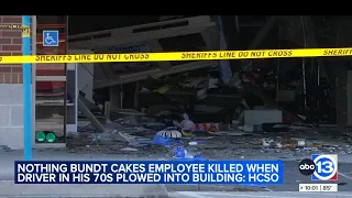 Worker dead 1 hurt after vehicle crashed into Nothing Bundt Cakes store in Atascocita deputies say