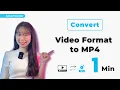 Download Lagu Convert Video Format (WebM, WMV, AVI, MKV) to MP4 in 1 Minute for Free