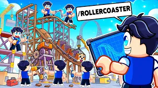 Whatever I Type, Gets BUILT In Roblox!