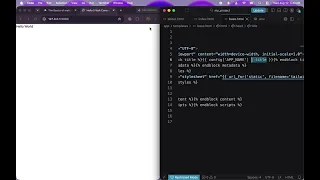 Flask Commands Part 23c Customize the Title and Content Blocks version 04x