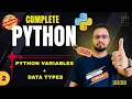 Python Tutorial in Hindi - Variables and Data Types