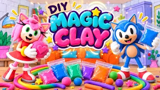 I made Hedgehog Sonic for Amy Rose #diy #easy #asmr # clay doll