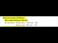 2 CONSTRUCTION OF ELLIPSE - METHOD