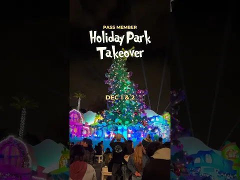 Universal Studios Hollywood's Free Pass Member Holiday Park Takeover