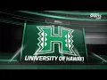 Spectrum Sports Hawaii Rainbow Warriors Football Intro