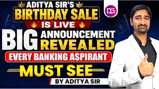 aditya sir birthday special big announcement revealed for every banking aspirant bank exams