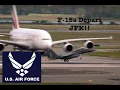 RARE JFK Airport - F15s rocket out on 22R