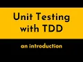 Introduction to Unit-Testing with TDD Test-Driven Development and Unit-Testing Geekific