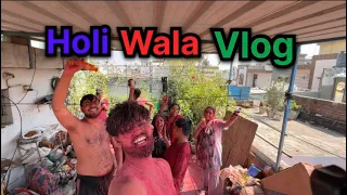 Aj hua Holi pe hungama😱😱 #holivlog #vlog #minivlog #evenbetter 