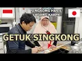 BIKIN GETUK SINGKONG UNTUK MERTUA JEPANG