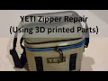 Yeti Cooler Zipper Repair