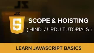 Scope Hoisting and What is function Declaration and Expression - Hindi Urdu Tutorial