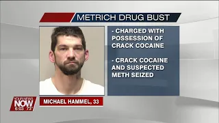 Suspected crack cocaine and meth seized in Hancock County during search warrant