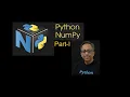 Numpy is an open-source library for working efficiently with arrays