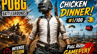 🔥 PUBG BATTLEGROUNDS Gameplay | Intense Action & Chicken Dinner 🏆 | PS5 4K 60FPS