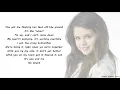 Selena Gomez - Bang A Drum Lyrics