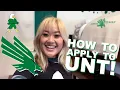How to apply to UNT