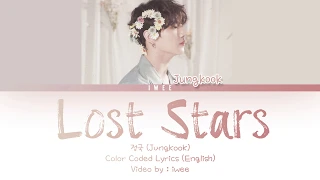 jungkook lost stars adam levine cover eng lyrics 