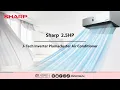 Sharp J-Tech Inverter Plasmacluster Air Conditioner