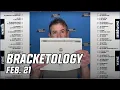 Bracketology March Madness bracket predicted on Feb 21