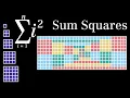 Summing Squares IV visual proof without words