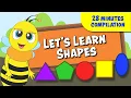 Learning Shapes for Kids 3 Fun Lessons Circle Square Triangle More