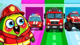 Firefighter Rescue Song – Let's Work Together! 🎵🧑‍🚒😊Fluffy Friends: Kids Song Show🎵