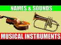 Namen en geluiden van muziekinstrumenten die kinderen kunnen leren