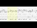 郭靜【陪著我的時候想著她】吉他指彈獨奏譜｜Guitar Tab｜fingerstyle