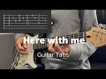 Download Lagu Here with me by D4vd | Guitar Intro