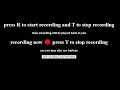 Web based recorder - just html and JS