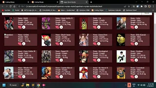 Superhero Hunter Web using HTML CSS JAVASCRIPT