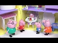 Peppa Pig Tales Baby Evie, George, Mummy, Daddy Characters Make Mini Baby Food! Crafts for Kids