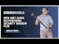 Riot Glass vs 3M Security Film We Tested Both Here s What Stopped the Break-In