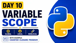 Python Closures Explained Global Local Nonlocal Day 10