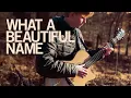 Download Lagu What A Beautiful Name - Hillsong Worship | Fingerstyle Guitar Cover (With Tabs) | Titus Major