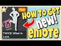 HOW TO GET NEW TWICE EMOTES in Roblox