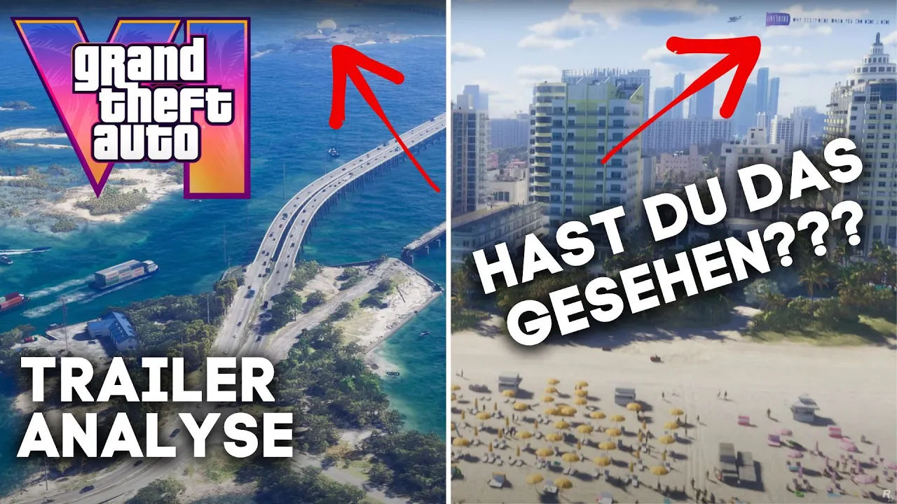 GTA VI Trailer CHECK ???? Unglaublich! Diese Details im GTA 6 Trailer hast Du GARANTIERT übersehen!