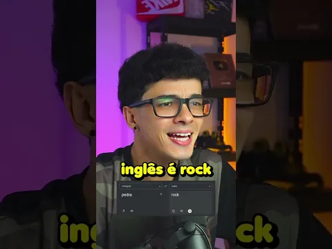 Se pedra em inglês é rock… #shorts