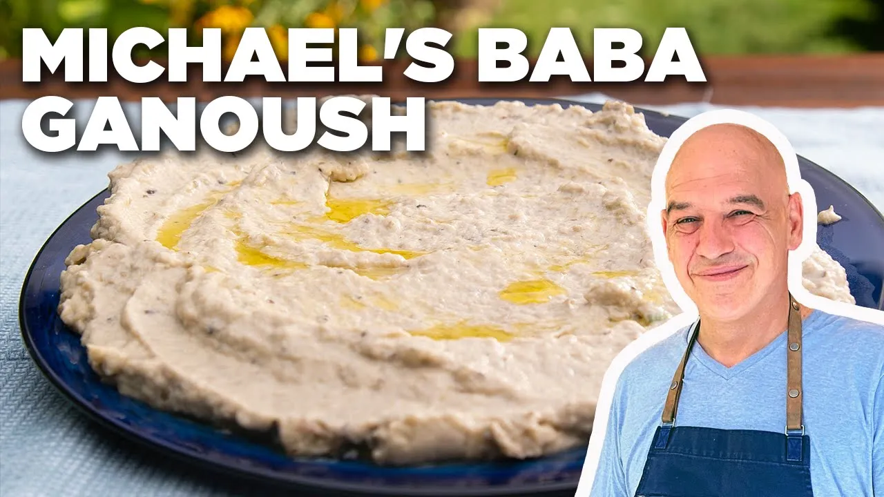 Michael Symon's Baba Ganoush | Symon Dinner's Cooking Out | Food Network
