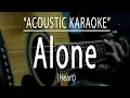 Download Lagu Alone - Heart (Acoustic karaoke)