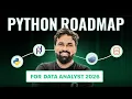 Data Analyst 2026 Complete Python Roadmap Tools Projects Guide