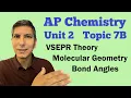 VSEPR Theory Molecular Geometry - AP Chem Unit 2 Topic 7B