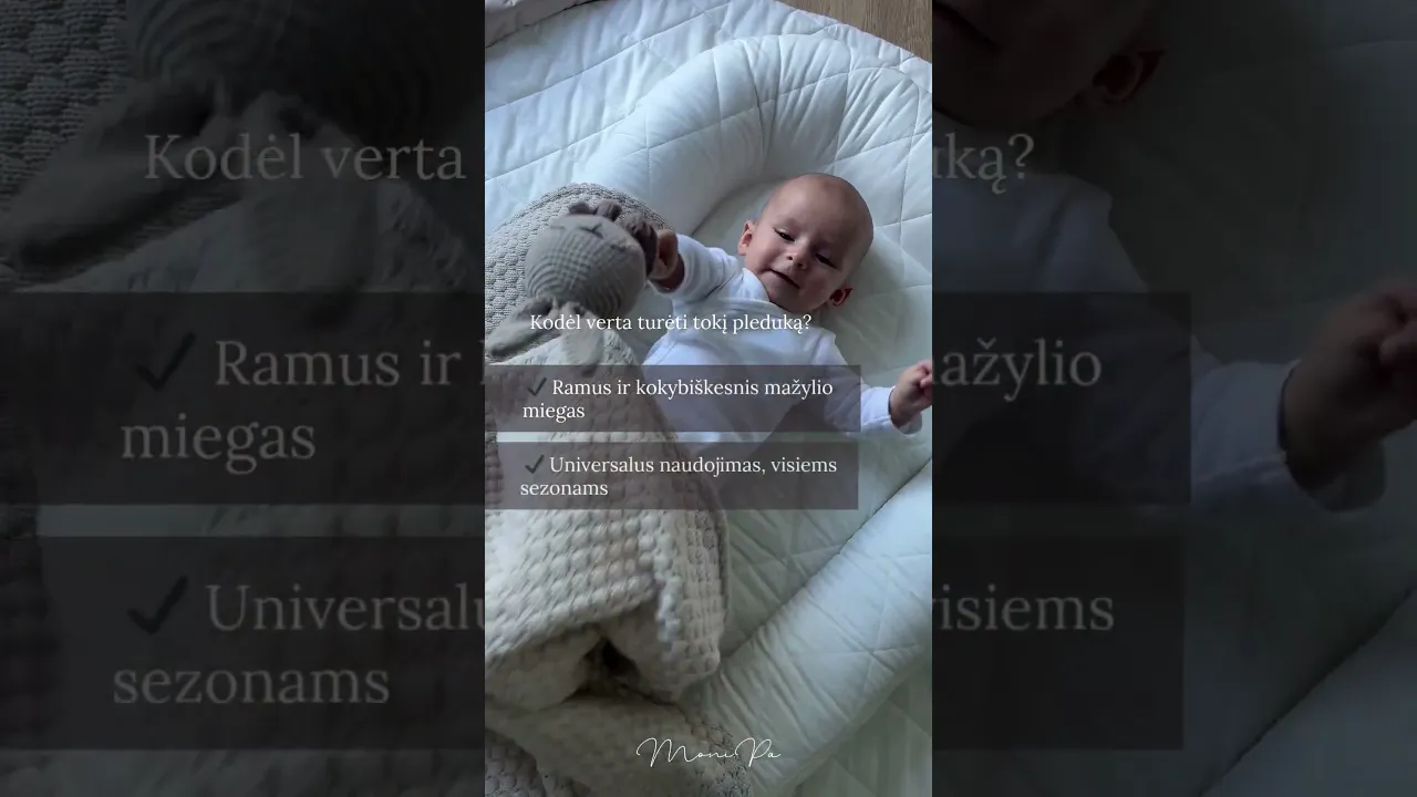 Merino vilnos pledukas "Koriukas smėlio"