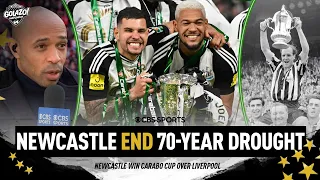 Newcastle BEAT Liverpool in Carabao Cup Final; 1st MAJOR trophy since 1969 😱 | Thierry & Micah REACT