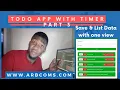 03 HOW TO LIST AND ENTER DATA USING THE SAME VIEW IN DJANGO - TODO APP WITH COUNT DOWN TIMER