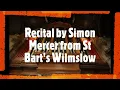 Download Lagu Komm, Heiliger Geist BMV 651 by Bach played by Simon Mercer