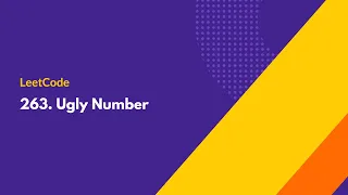 Ugly Number - LeetCode 263