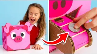 Easy & Cool Creative DIY Cardboard Craft Ideas for Kids!✨📦 #cardboardcrafts